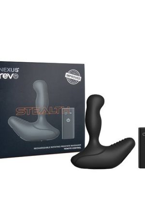 Nexus Revo Stealth Remote Control Rotating Prostate Massager - Black