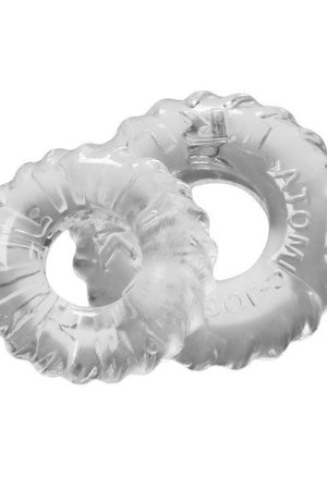 Oxballs TruckT Cock & Ball Ring - Clear Pack of 2