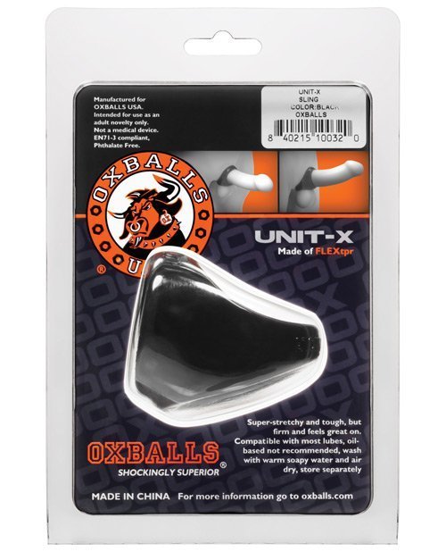 Oxballs Unit X Cock Sling - Black - Image 3