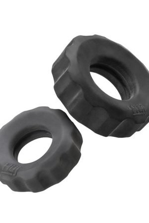 Hunky Junk Cog Ring 2 Size Double Pack - Tar & Stone Pack of 2