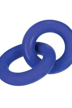 Hunky Junk Duo Linked Cock & Ball Rings - Cobalt