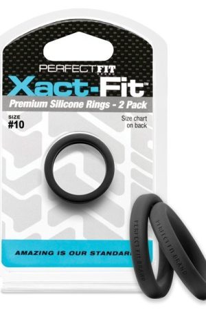 Perfect Fit Xact Fit #10 - Black Pack of 2