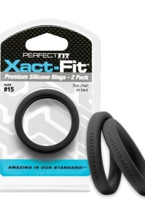 Perfect Fit Xact Fit #15 - Black Pack of 2