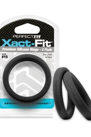 Perfect Fit Xact Fit #19 - Black Pack of 2