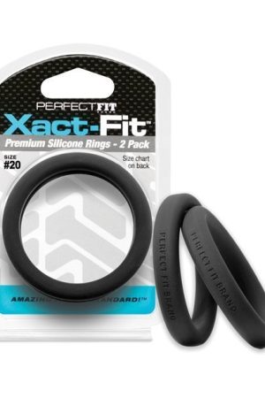 Perfect Fit Xact Fit #20 - Black Pack of 2
