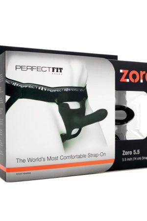 Perfect Fit Zoro 5.5" Strap-On - Black