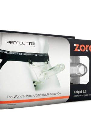 Perfect Fit Zoro Knight Hollow Strap-On - Clear
