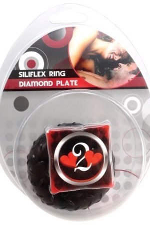 Heart2Heart Cock Ring Sili Flex Mega - Black