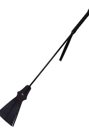 Rouge Tasselled Riding Crop - Black