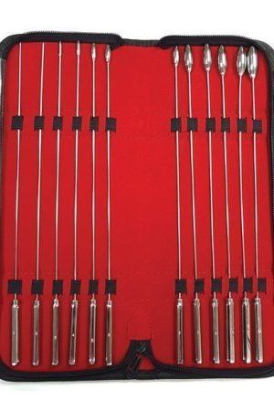 Rouge Stainless Steel Rosebud Dilator Set - Set of 12