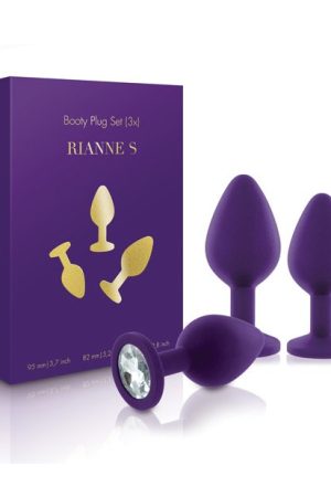 Rianne S Booty Plug Set 3x - Purple
