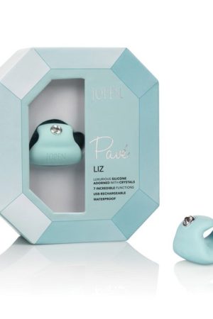 Jopen Pave Finger Massager w/Crystal - Liz