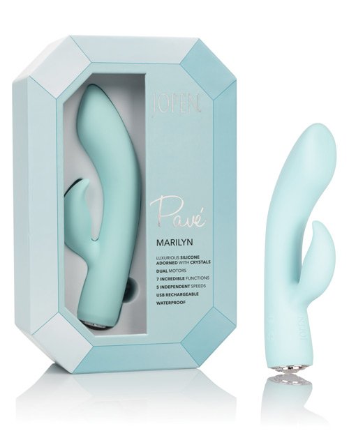 Jopen Pave Flexible Dual Motor Massager w/Crystal - Marilyn