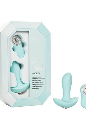 Jopen Pave Audrey Tapered Anal Stimulator w/Remote Control - Teal
