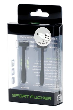 Sport Fucker Cum Plug Kit - Black