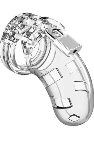 Shots Man Cage Chastity 3.5" Cock Cage Model 1 - Clear