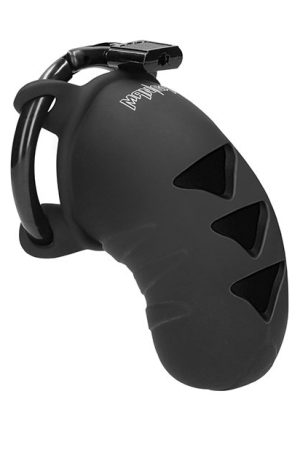 Shots Man Cage Chastity 3.1" Cock Cage Model 7 - Black