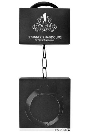 Shots Ouch Beginner Handcuffs - Black