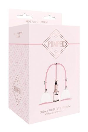 Shots Pumped Breast Pump Set - Medium Rose Gold