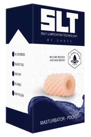 Shots SLT Self Lubrication Pocket Maturbator - Flesh