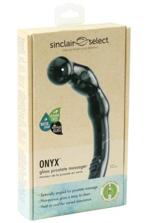 Sinclair Institute Select Onyx Glass Prostate Massager