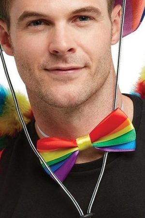 Rainbow Bow Tie