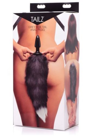 Tailz Grey Fox Tail Anal Plug