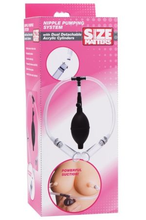Size Matters Nipple Pumping System w/Dual Cylinders