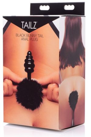 Tailz Black Bunny Tail Anal Plug