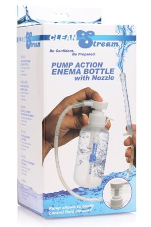 Cleanstream Pump Action Enema Bottle w/Nozzle