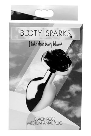 Booty Sparks Black Rose Anal Plug Medium