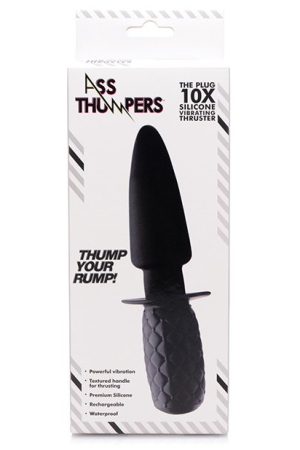 Ass Thumpers The Plug 10x Silicone Vibrating Thruster