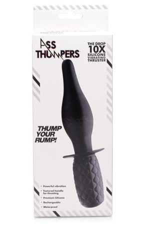 Ass Thumpers The Drop 10x Silicone Vibrating Thruster