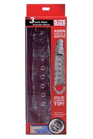 Size Matters 3" Extender Sleeve - Clear