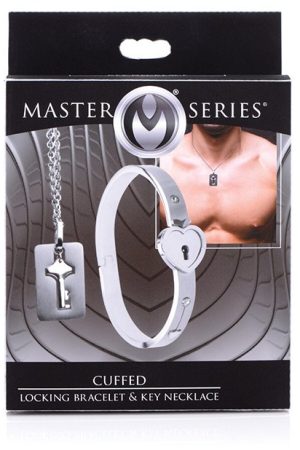 Master Series Cuffed Locking Bracelet w/Necklace Key