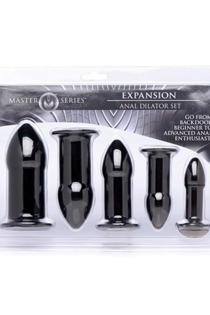 Master Series Expansion Anal Dilator Set - Black
