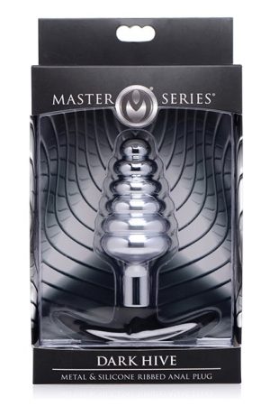 Master Series Dark Hive Metal & Silicone Anal Plug