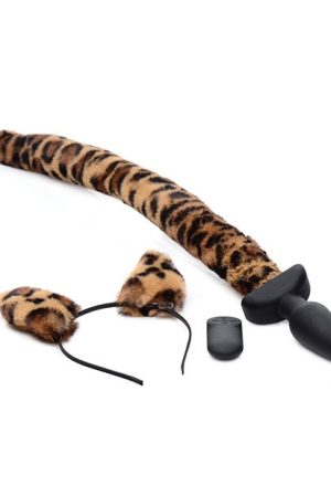 Tailz Waggerz Moving & Vibrating Leopard Tail w/Ears