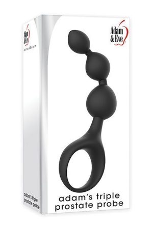 Adam & Eve Adam's Triple Prostate Probe - Black