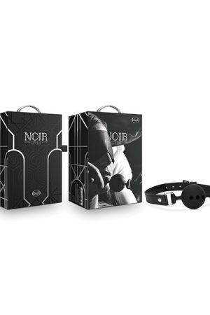 Blush Noir Breathable Silicone Ball Gag - Black
