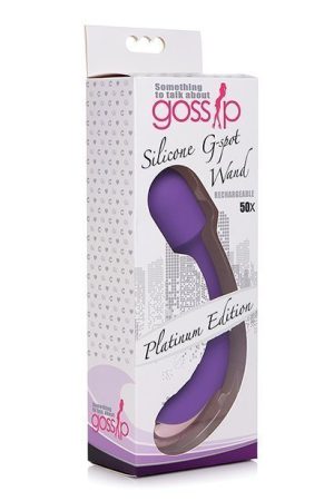 Curve Novelties Gossip G Spot Silicone Wand 50x - Violet