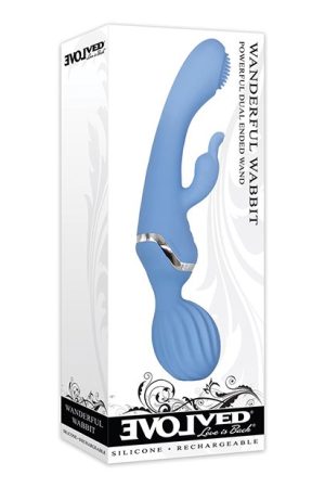 Evolved Wanderful Wabbit Rechargeable Wand - Blue