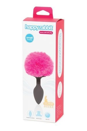 Happy Rabbit Butt Plug - Pink Bunny Tail