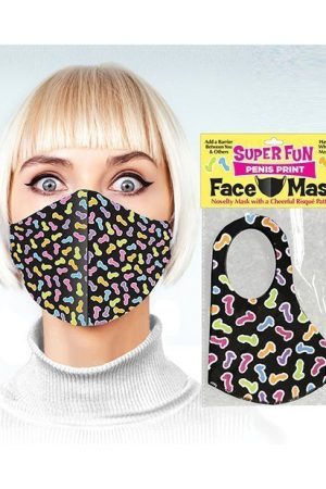 Super Fun Penis Print Mask