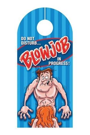 Blowjob Door Hanger
