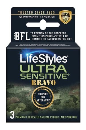 Lifestyles Ultra Sensitive Bravo - Pack of 3