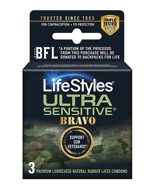 Lifestyles Ultra Sensitive Bravo - Pack of 3