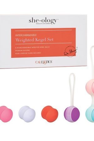 She-ology Interchangeable Weighted Kegel Set
