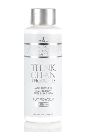Sensuva Think Clean Thoughts Toy Powder - 2 oz Bottle