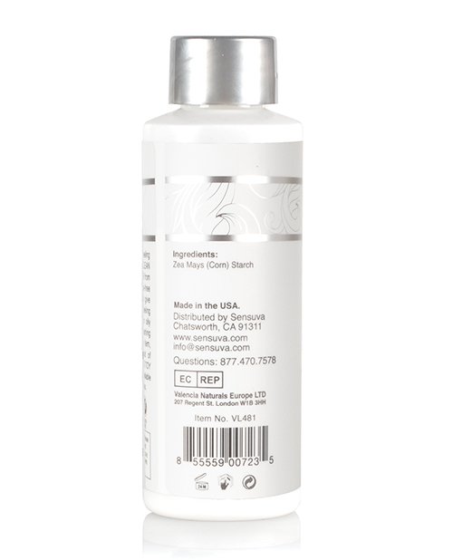 Sensuva Think Clean Thoughts Toy Powder - 2 oz Bottle - Image 2